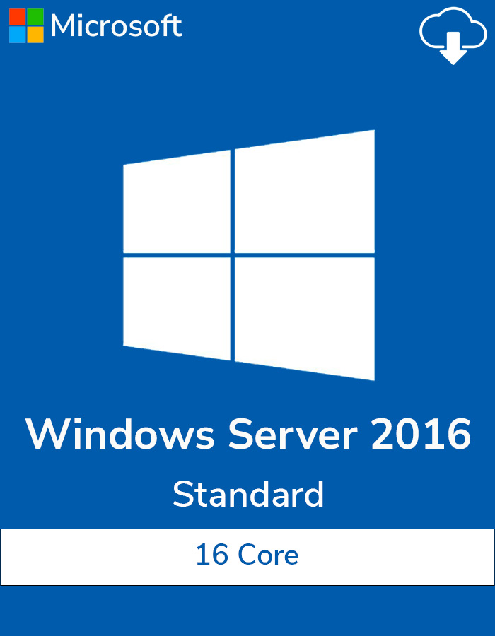 Buy Windows Server 2016 Standard 16 Core License
