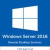 Buy Windows Server 2016 Remote Desktop Services 10 User Cal License