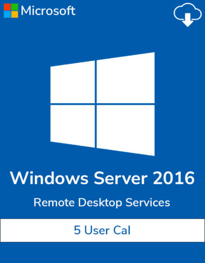 Buy Windows Server 2016 Remote Desktop Services 5 User Cal License