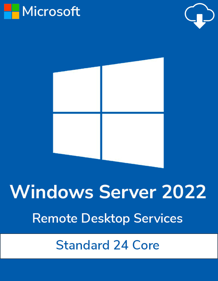 Buy Windows Server 2022 Standard License Key 24 Core