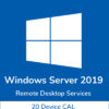 Buy Windows Server 2019 Remote Desktop Services 20 Device CAL