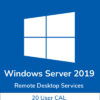 Buy Windows Server 2019 Remote Desktop Services 20 User CAL